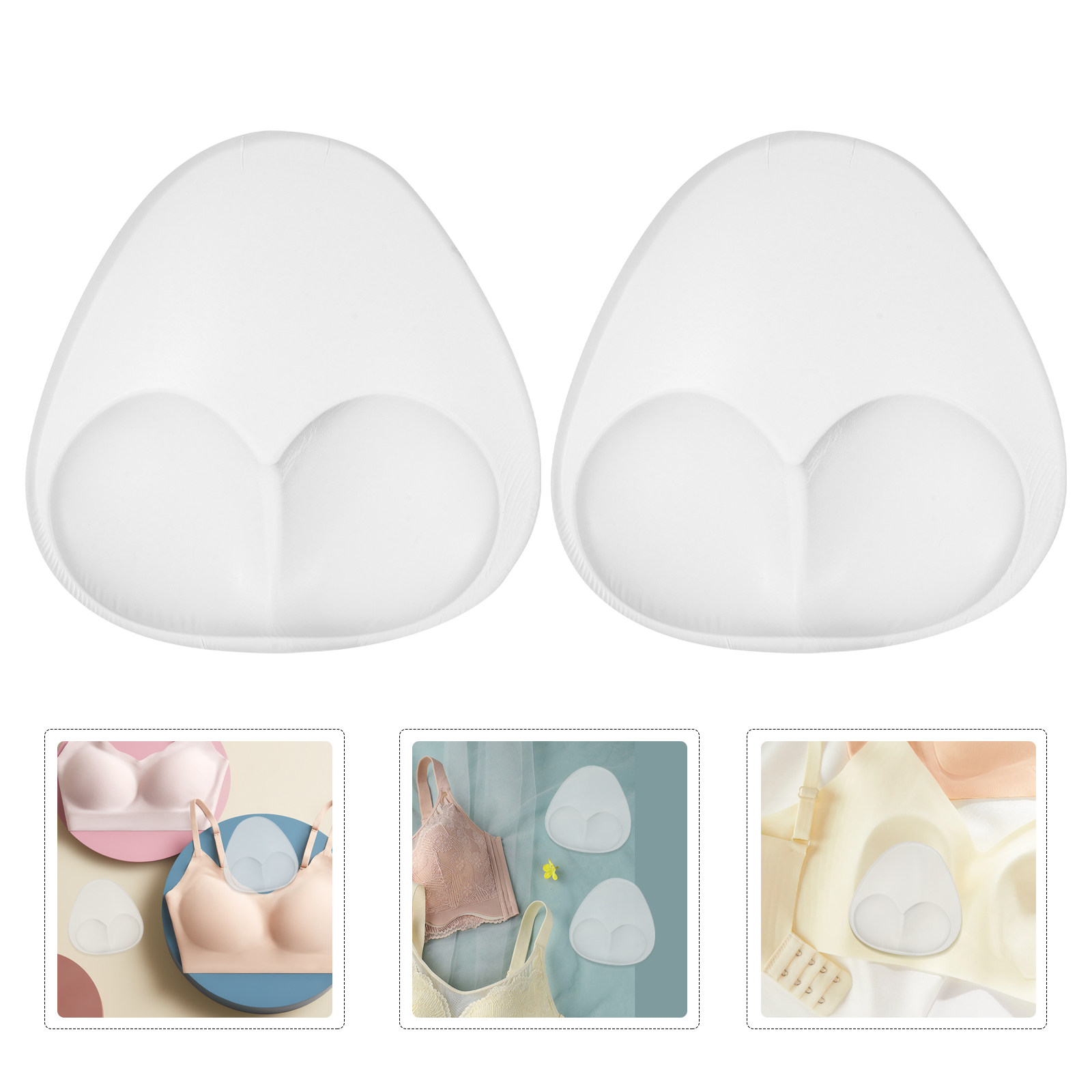 Push Up Bra Silicone - 1 Paio di Cuscinetti Invisibili in