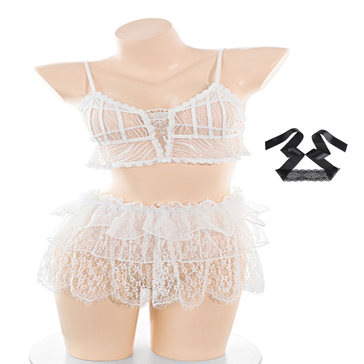 Lace Bralette Set - LISM Set di lingerie da donna