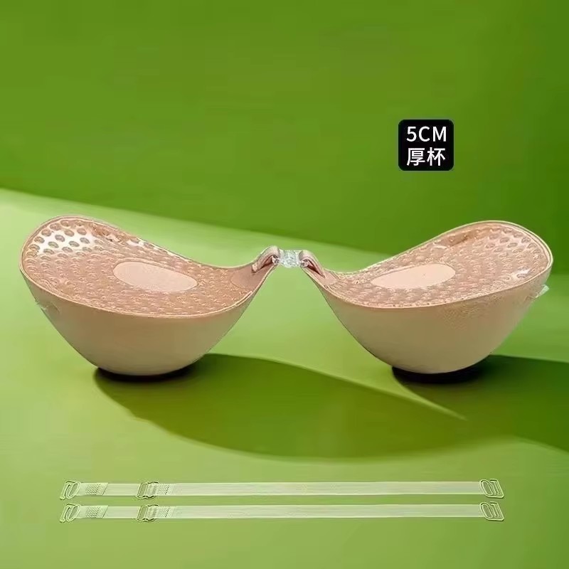 Push Up Bra Silicone - Reggiseno adesivo traspirante spesso 5 cm