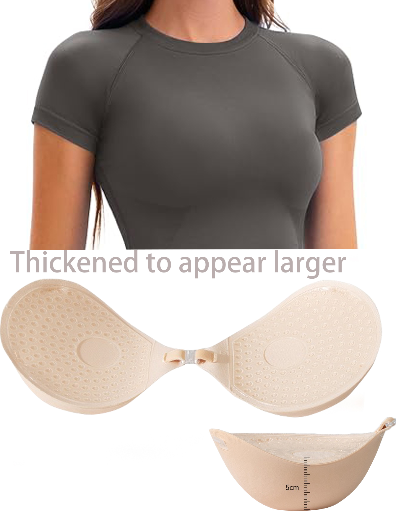Adesivo per il seno in silicon - Push Up Bra Silicone recensione e prezzo