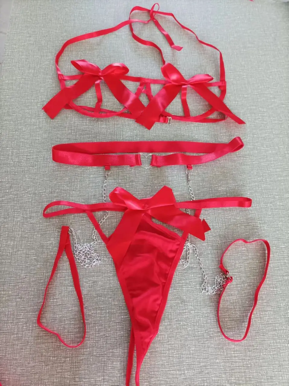 Lingerie sexy Donna Pizzo Bian - Lace Bralette Set recensione e prezzo